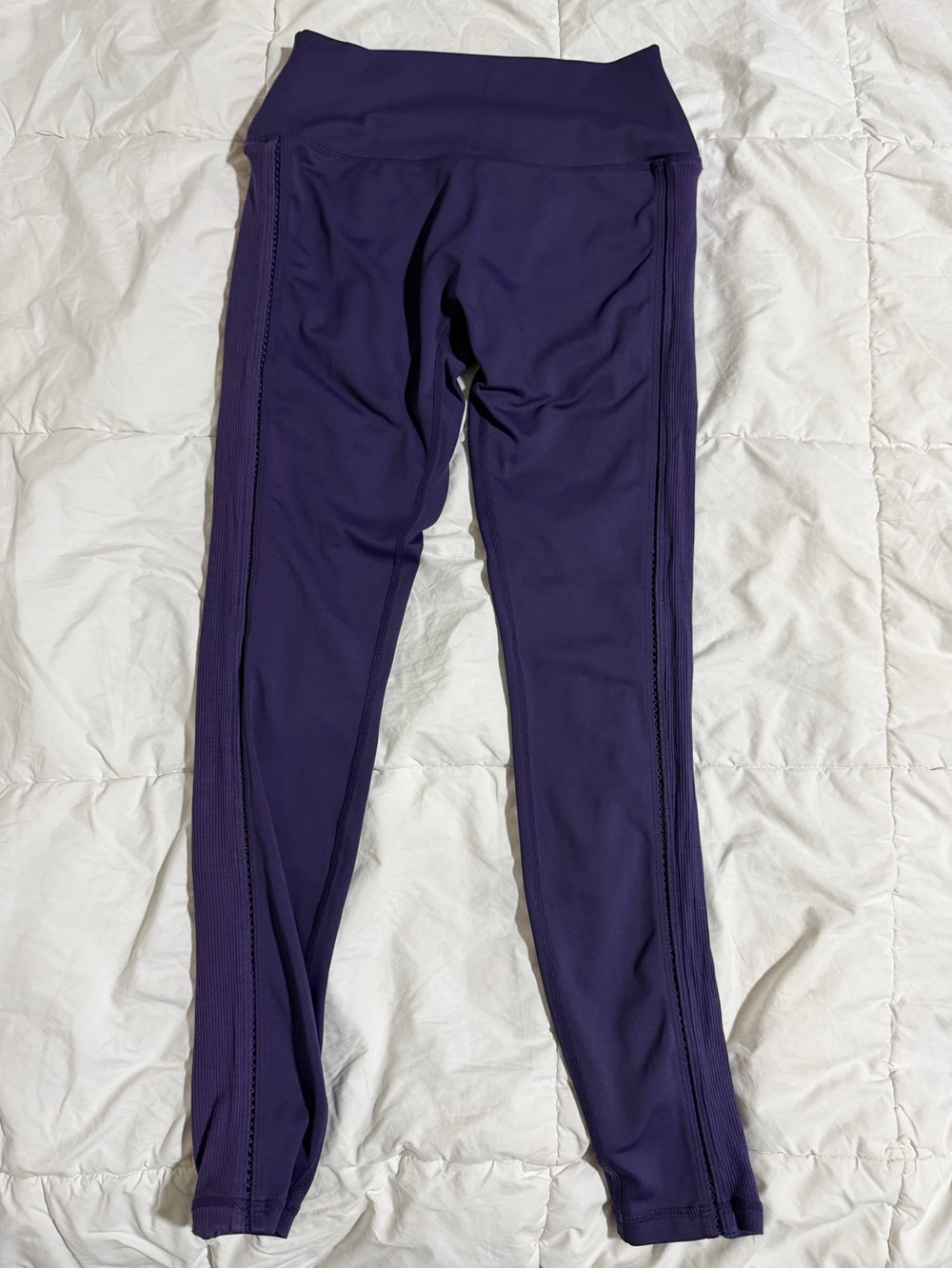 Curves N Combatboots Purple Leggings